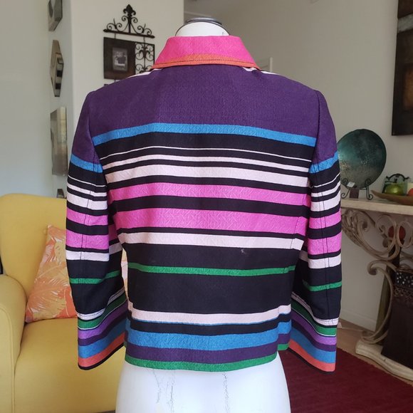 NWOT Anthracite by Muse  Multi-Colored Jacket Sz 8P - Picture 8 of 11